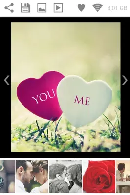 Romantic Love Pics android App screenshot 7